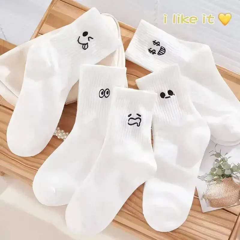 10/5/4/2 pairs of women's socks Cotton socks Cute women's socks Dog novelty animal socks Cartoon cotton casual socks Funny sock