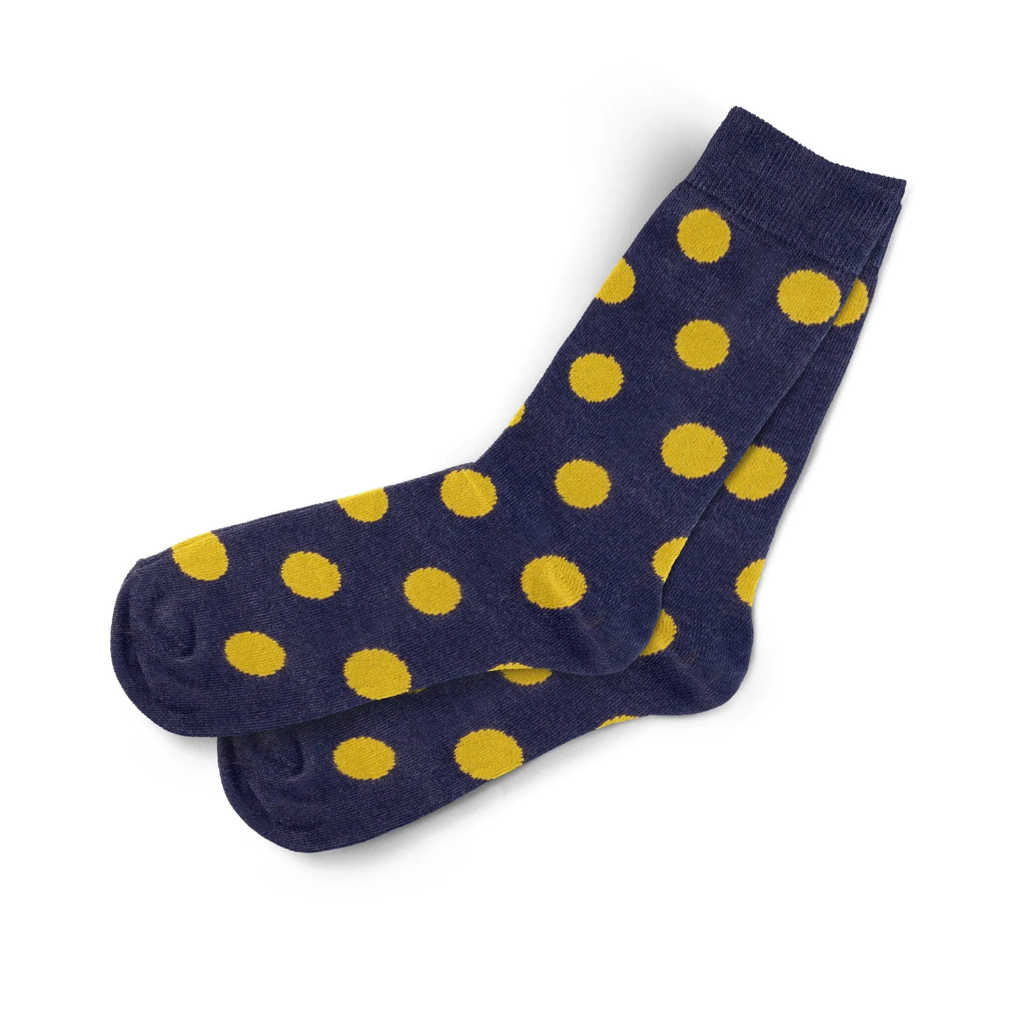 6 Pack Polka Dot Socks Yellow Socks Funny Socks Fashion Socks Novelty Sock Men Socks Cozy Sock Cotton Socks Unisex Socks Colorful