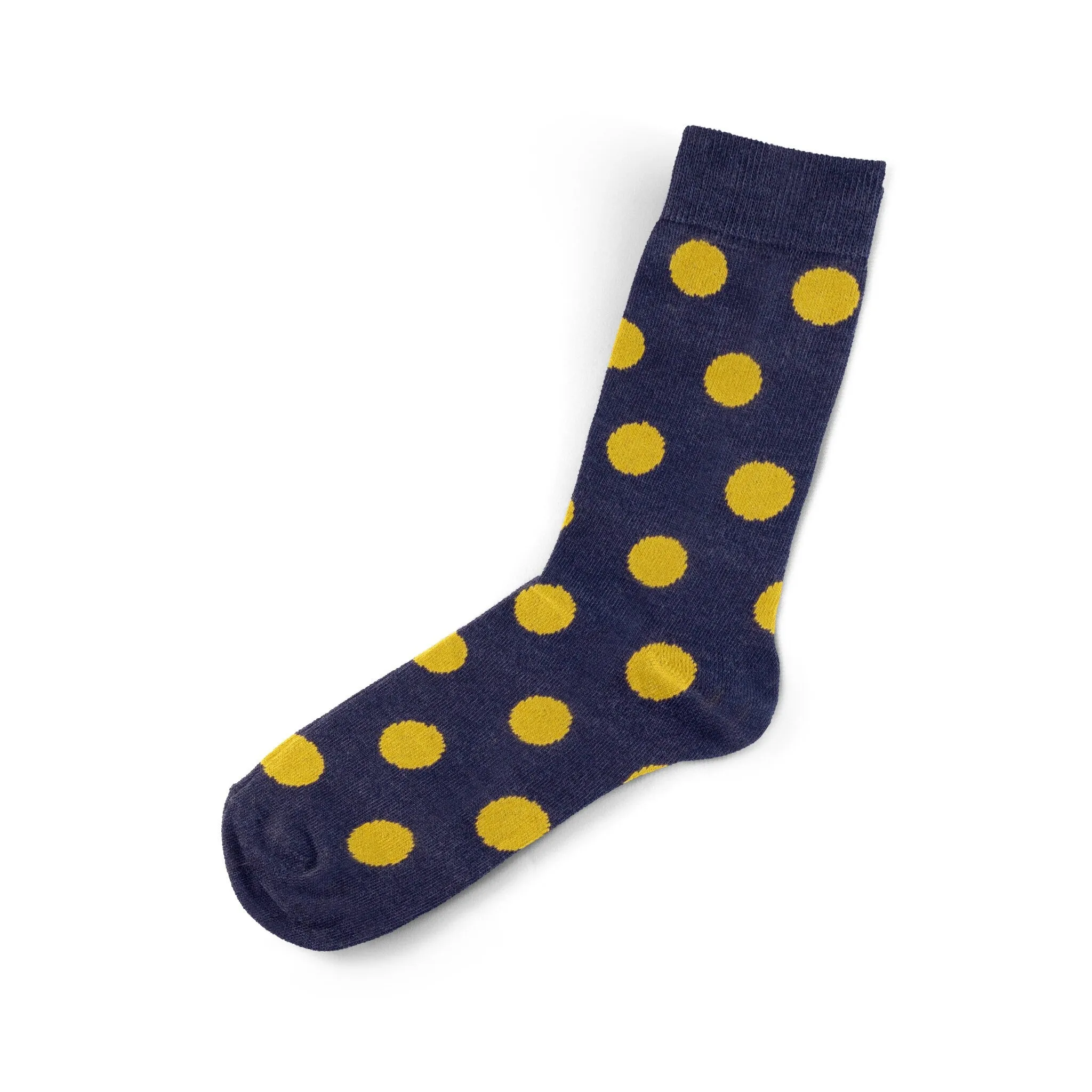 6 Pack Polka Dot Socks Yellow Socks Funny Socks Fashion Socks Novelty Sock Men Socks Cozy Sock Cotton Socks Unisex Socks Colorful