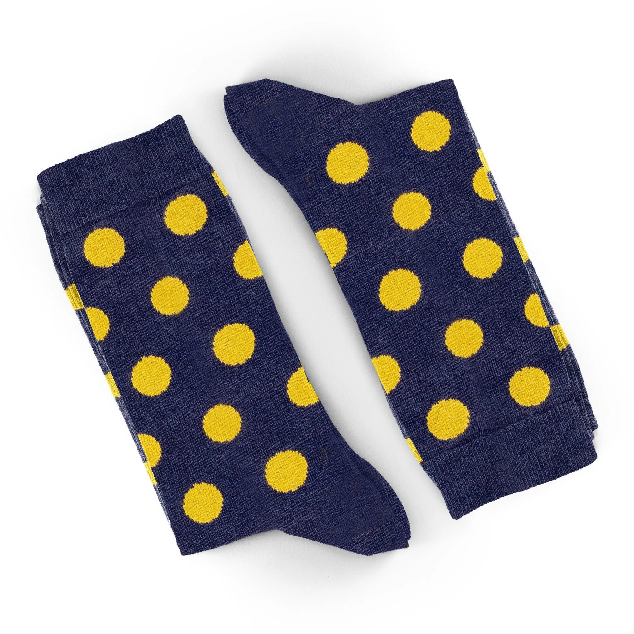 6 Pack Polka Dot Socks Yellow Socks Funny Socks Fashion Socks Novelty Sock Men Socks Cozy Sock Cotton Socks Unisex Socks Colorful