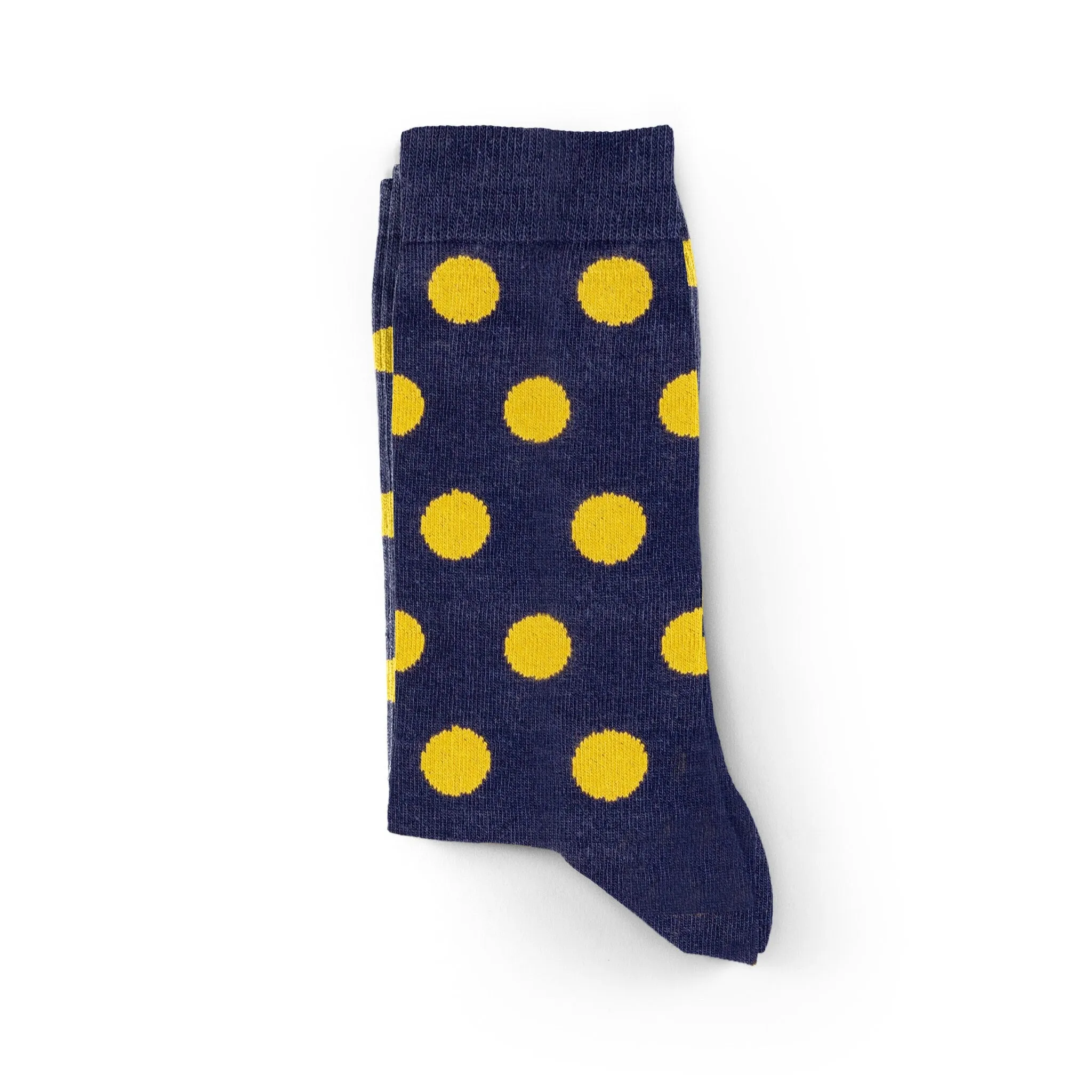 6 Pack Polka Dot Socks Yellow Socks Funny Socks Fashion Socks Novelty Sock Men Socks Cozy Sock Cotton Socks Unisex Socks Colorful