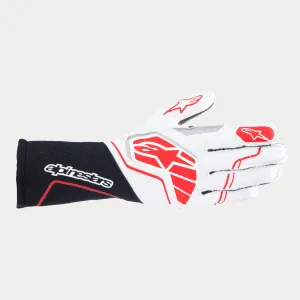 Alpinestars Tech-1 Zx V4 Gloves - Black/White/Red