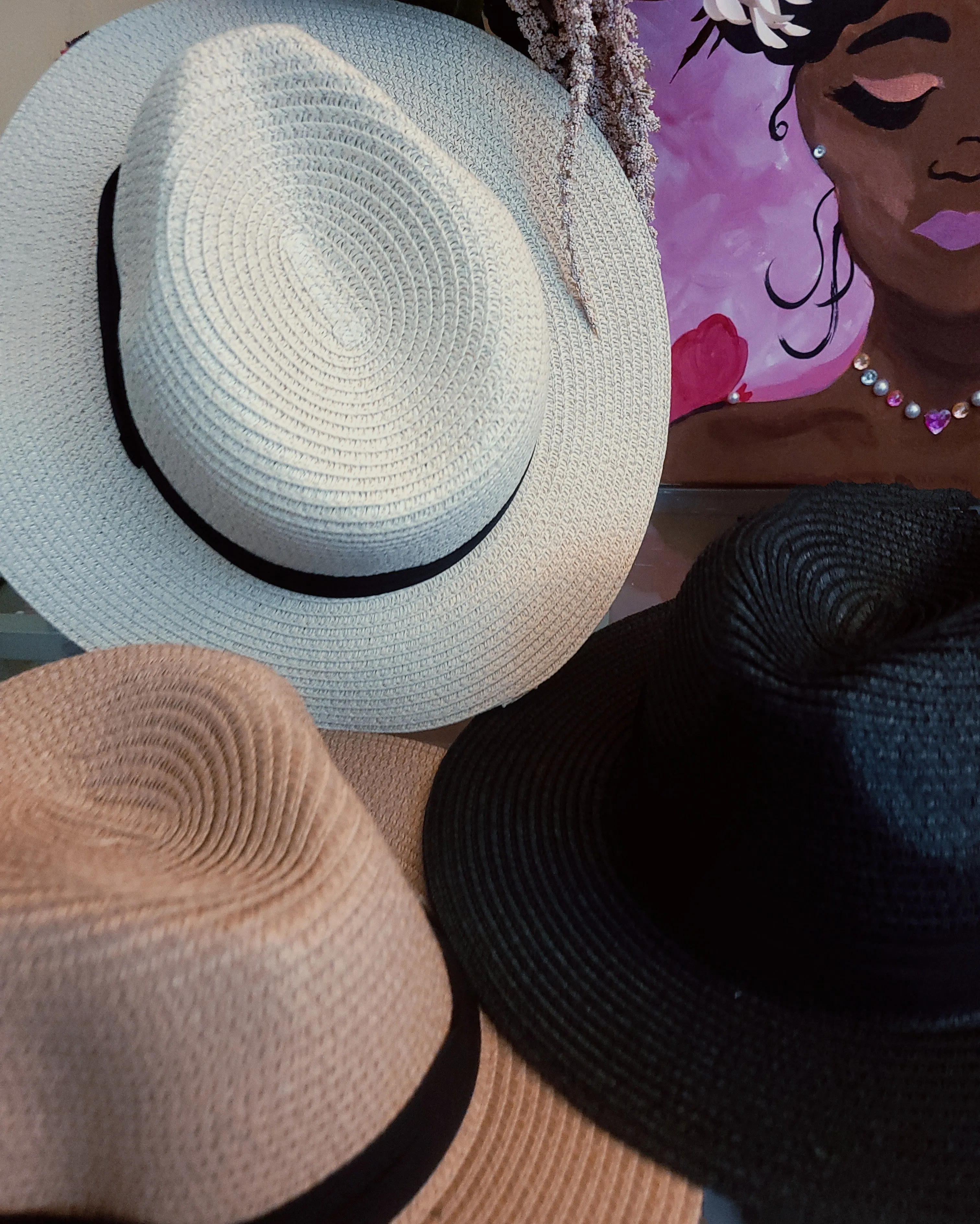 Amora | Woven Straw Fedora| 3 Colors