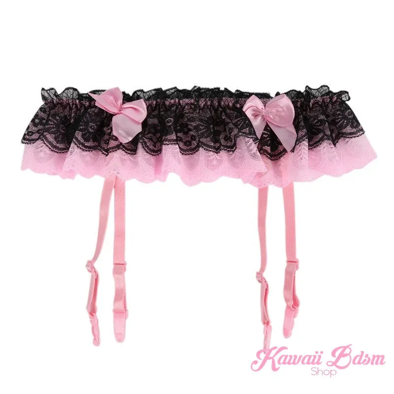 BabyDoll Garter & Stockings Set