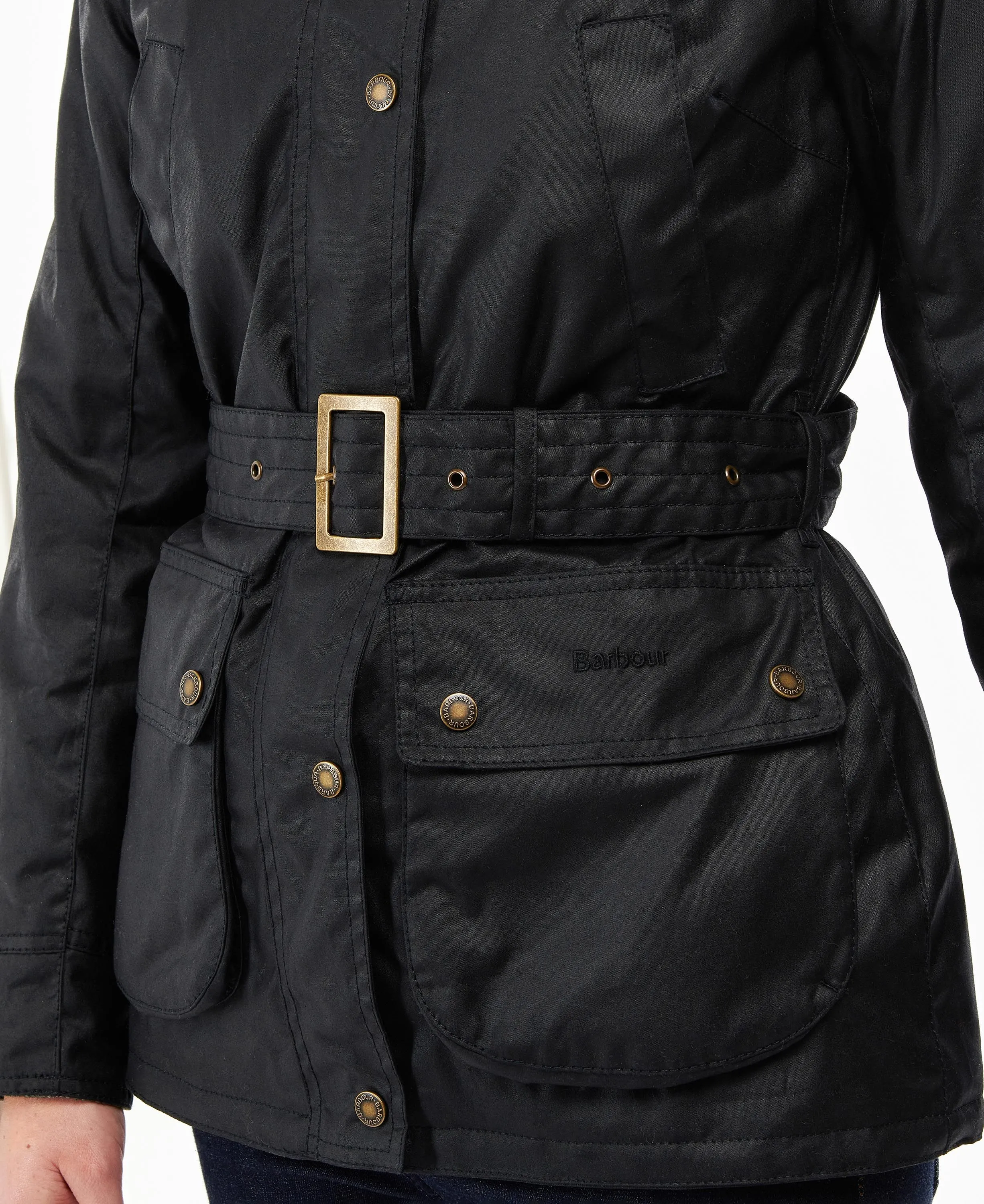 Barbour - Women's Montgomery Wax - Black