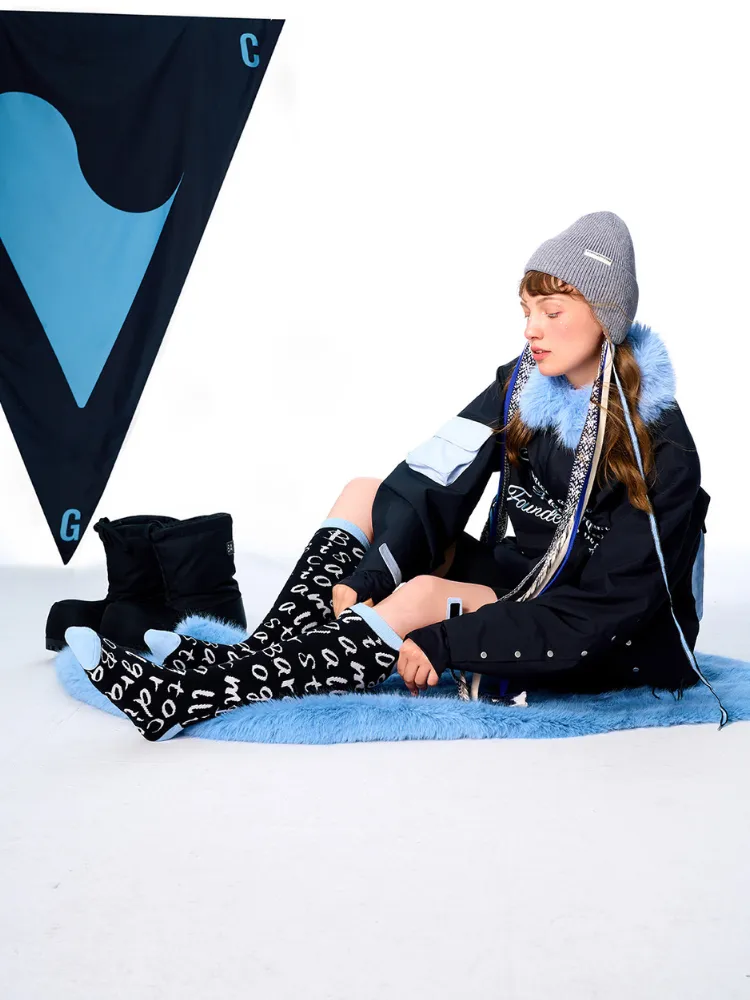 BCG Unisex Cute Patterned Ski Socks