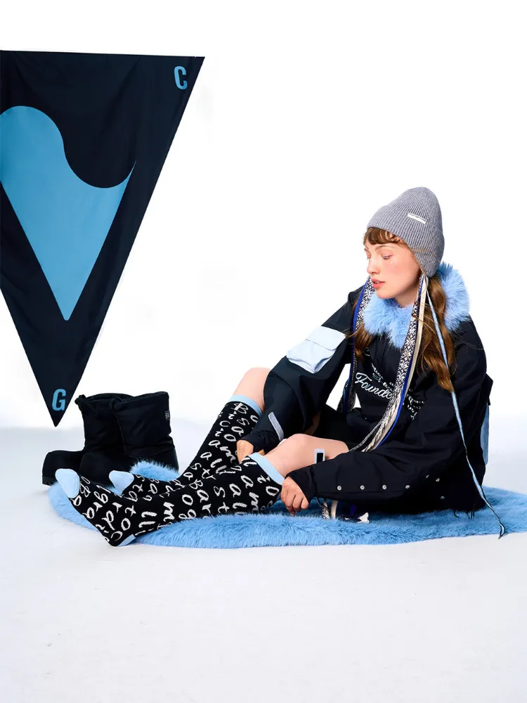 BCG Unisex Cute Patterned Ski Socks