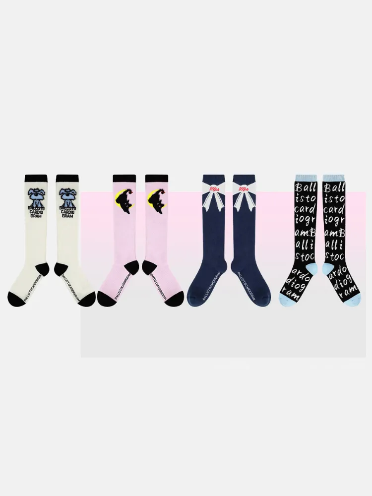 BCG Unisex Cute Patterned Ski Socks