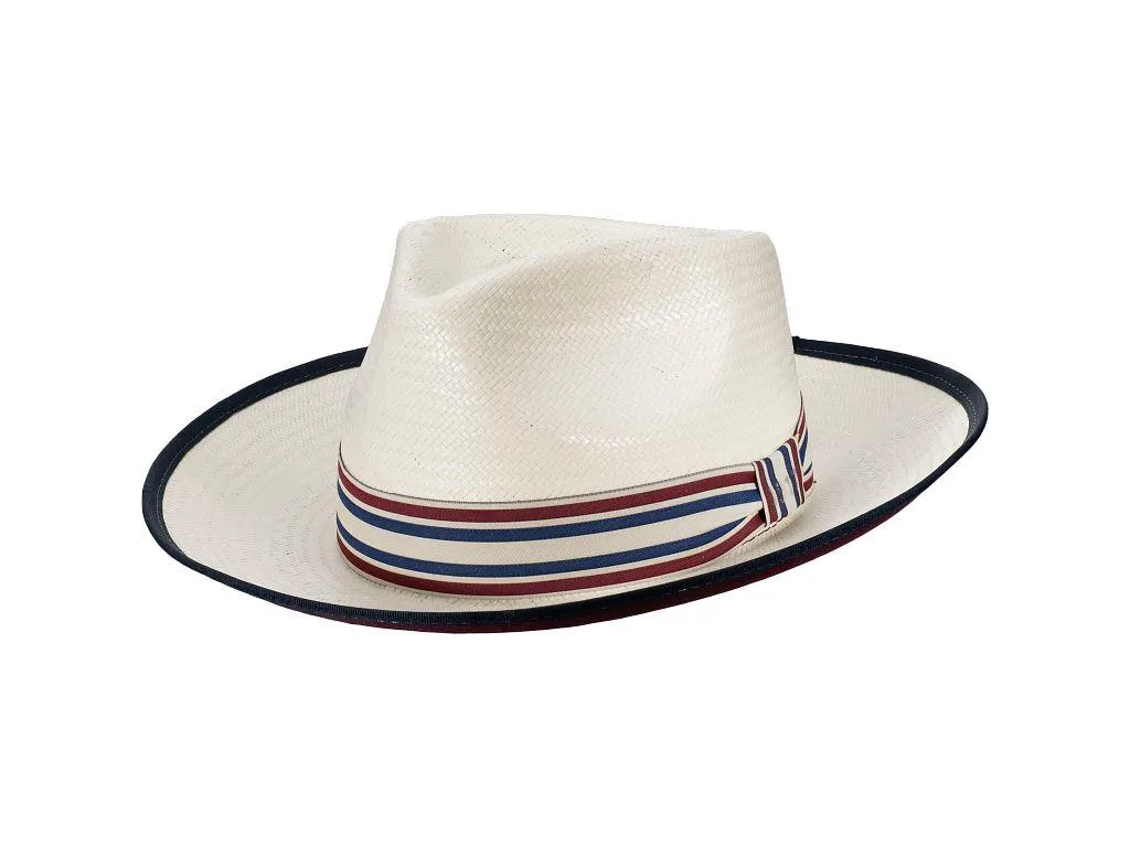 Biltmore Metro Toyo Straw Fedora with Accent Underbrim