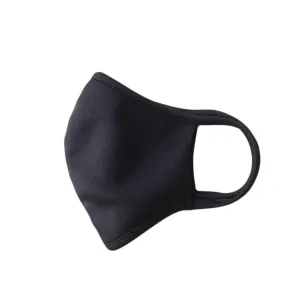 Black Sports Face Mask - Reusable, Antibacterial