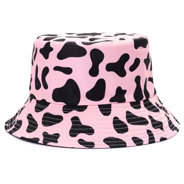 Bucket Hats Women Reversible Summer Print Bucket Hat Travel Hat