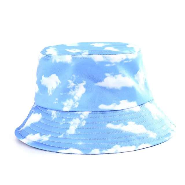 Bucket Hats Women Reversible Summer Print Bucket Hat Travel Hat