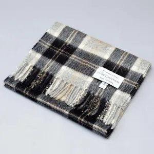 Cashmere scarf in Silver Bannockbane Tartan