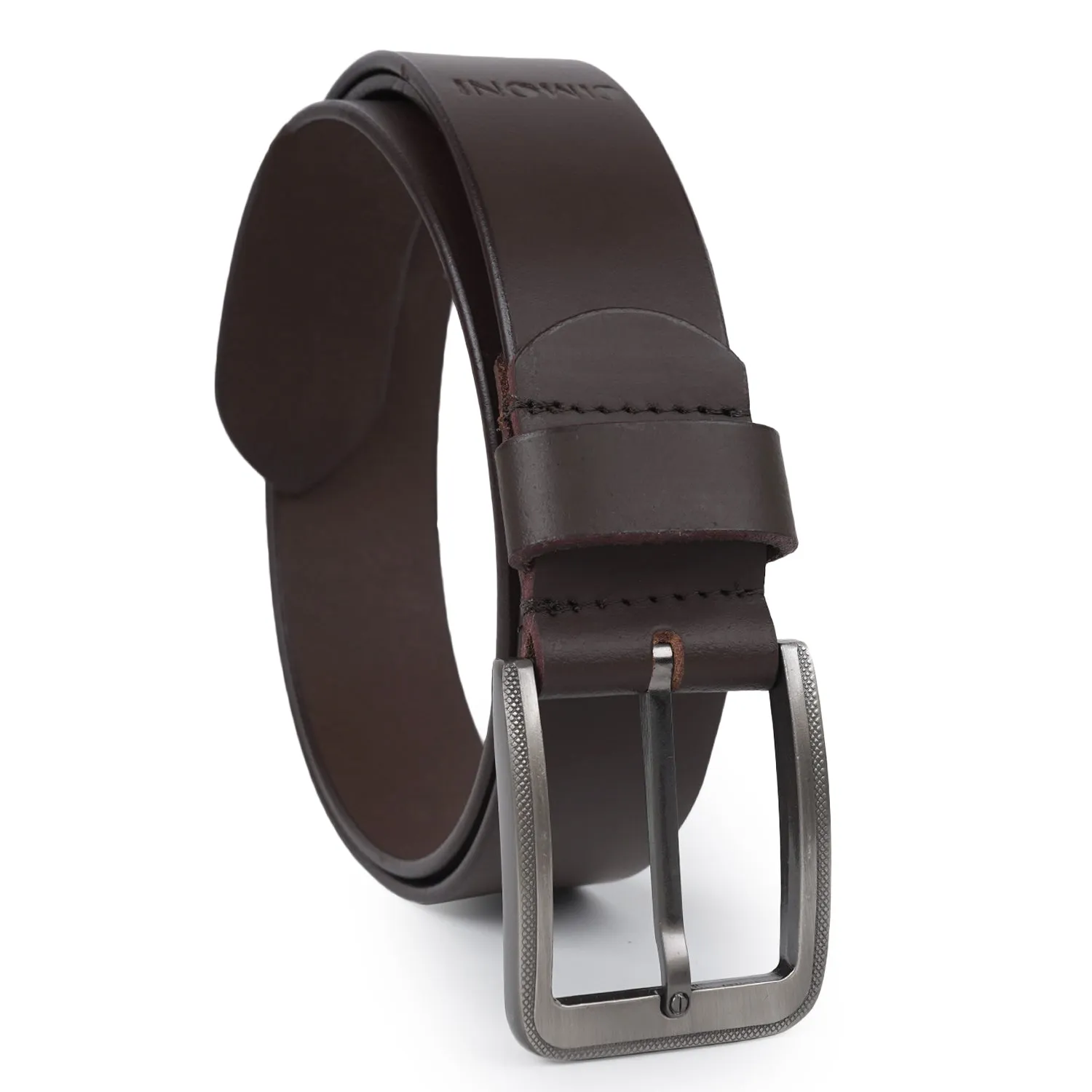 CIMONI Genuine Leather Casual Trendy Formal Office Belt For Men With Box ( 1 Year Gurantee)