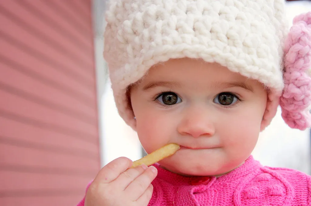 Cream & bubblegum pink flower beanie winter hat