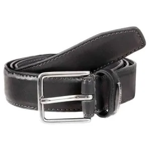 Dents Classic Leather Belt - Grey