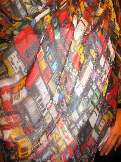 Faliero Sarti Machine Scarf- Cars