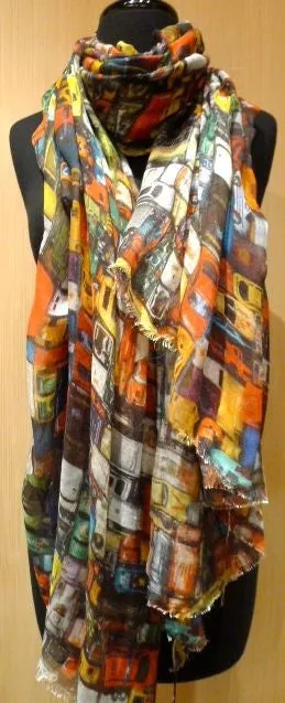 Faliero Sarti Machine Scarf- Cars