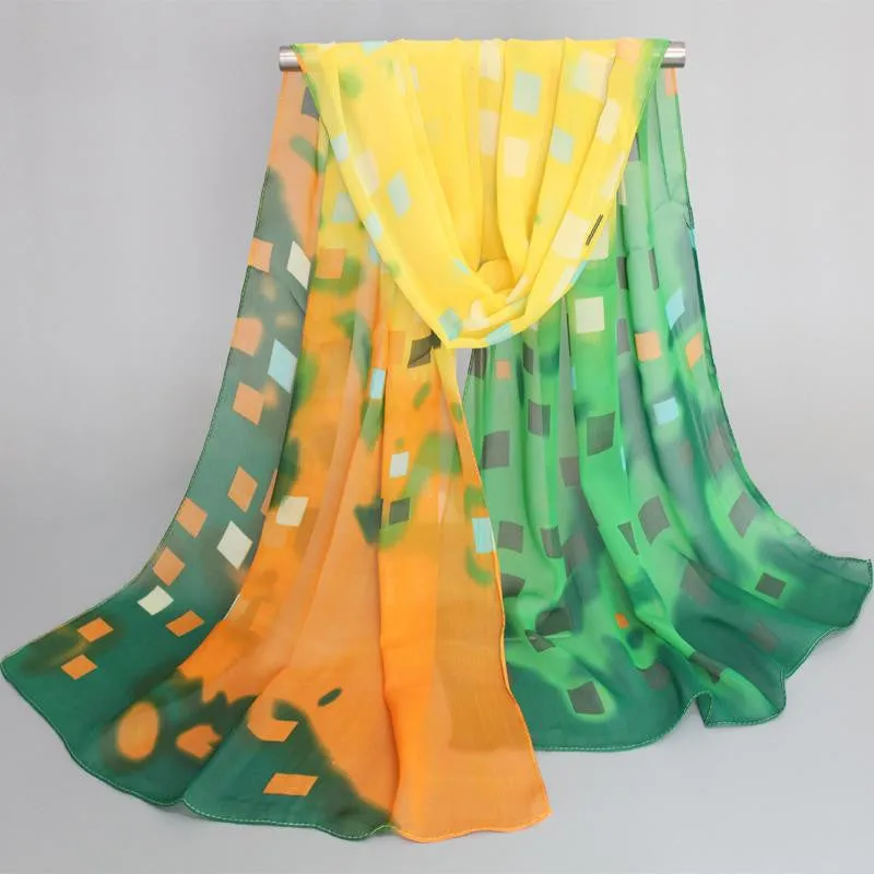 Fashion scarf women scarves chiffon scarves soft smooth thin silk scarf for women phasmina women shawl