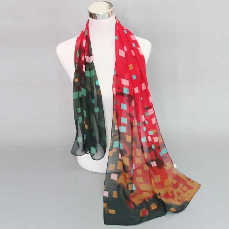 Fashion scarf women scarves chiffon scarves soft smooth thin silk scarf for women phasmina women shawl