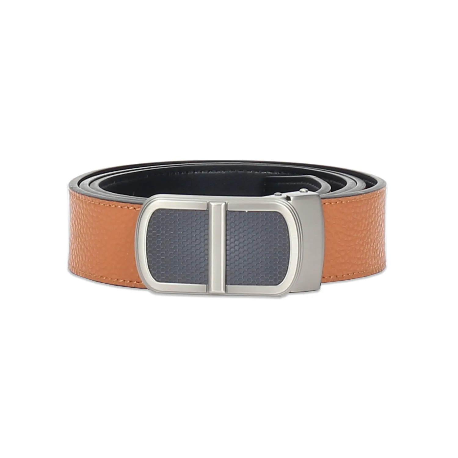 Finn men's belt with stylish box buckle