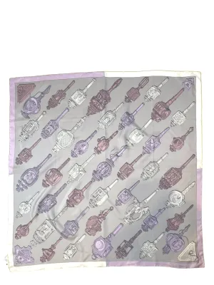 Hermes Pastel Printed Silk Scarf