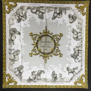 Hermes Silk Scarf Courbettes et Cabrioles (1654) First Issue RARE