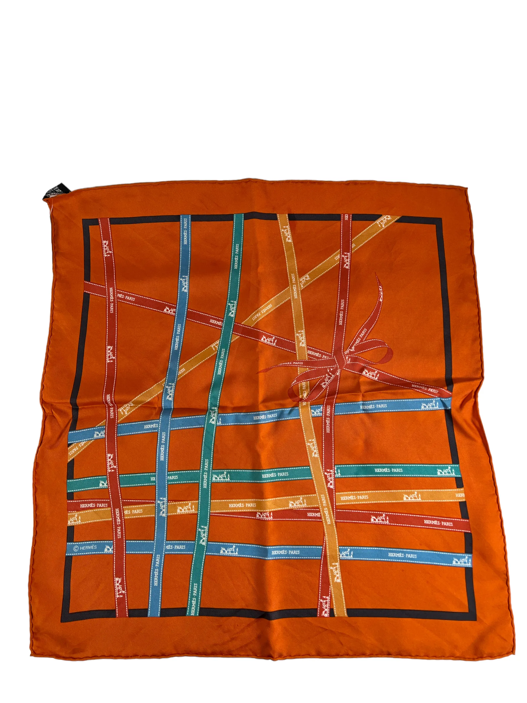 Hermès Pocket Square Silk Scarf