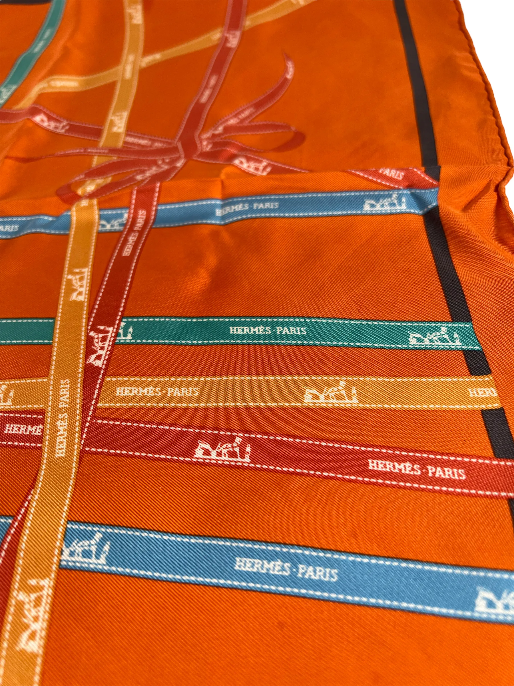 Hermès Pocket Square Silk Scarf