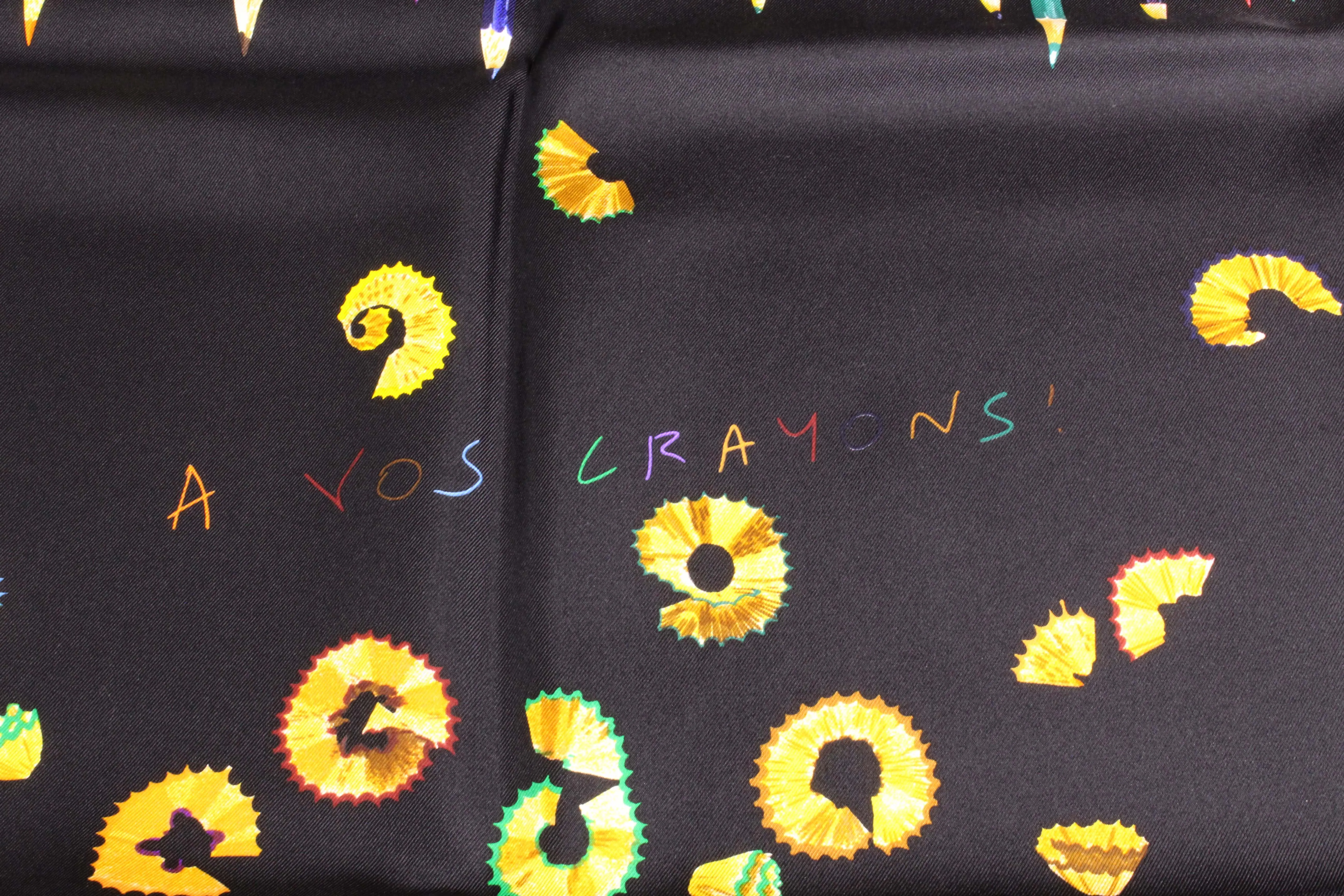 HERMÈS scarf “A vos Crayons" by Leigh Cooke