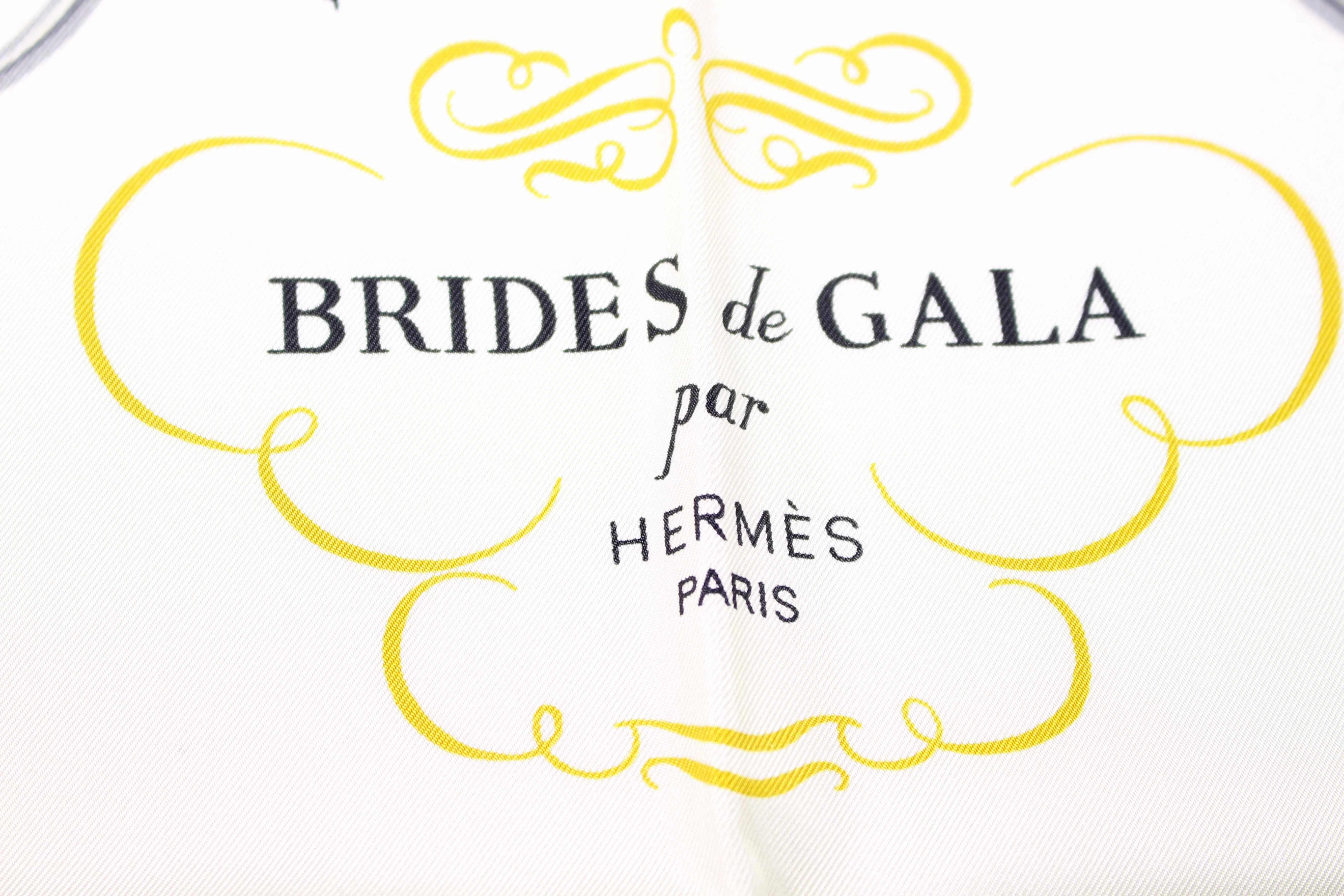 HERMÈS scarf “Brides de Gala” by Hugo Grygkar