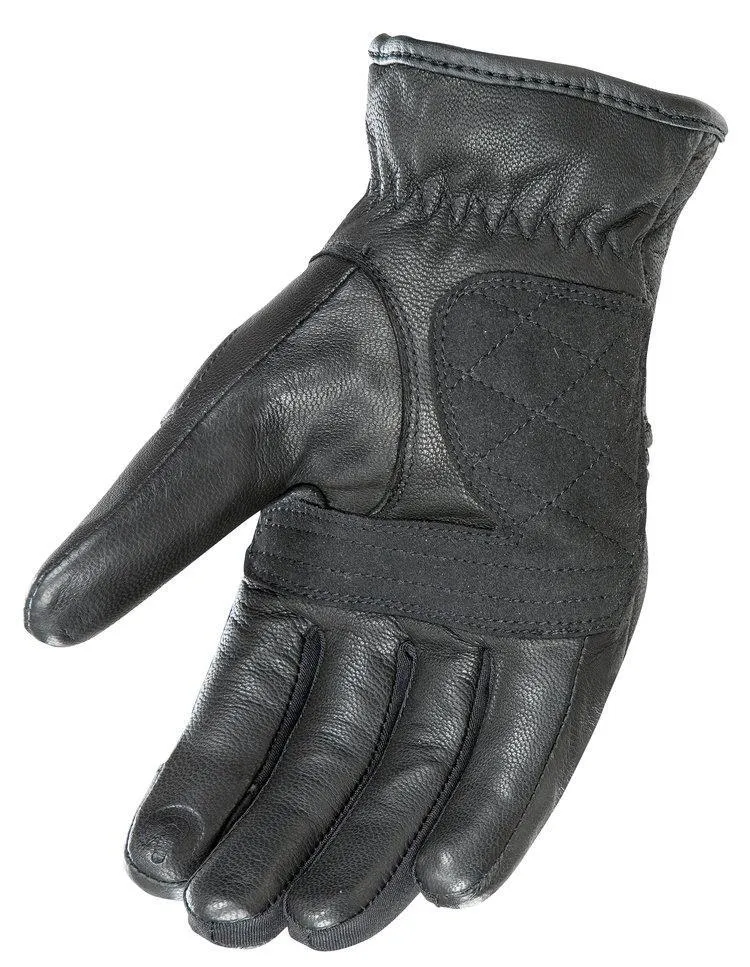 Joe Rocket Black Ladies DIAMONDBACK Leather Gloves