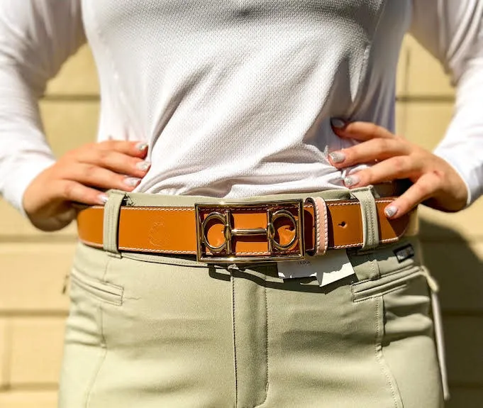 Lilo Collection Malaga Bit 1.5" Leather Belt SS23