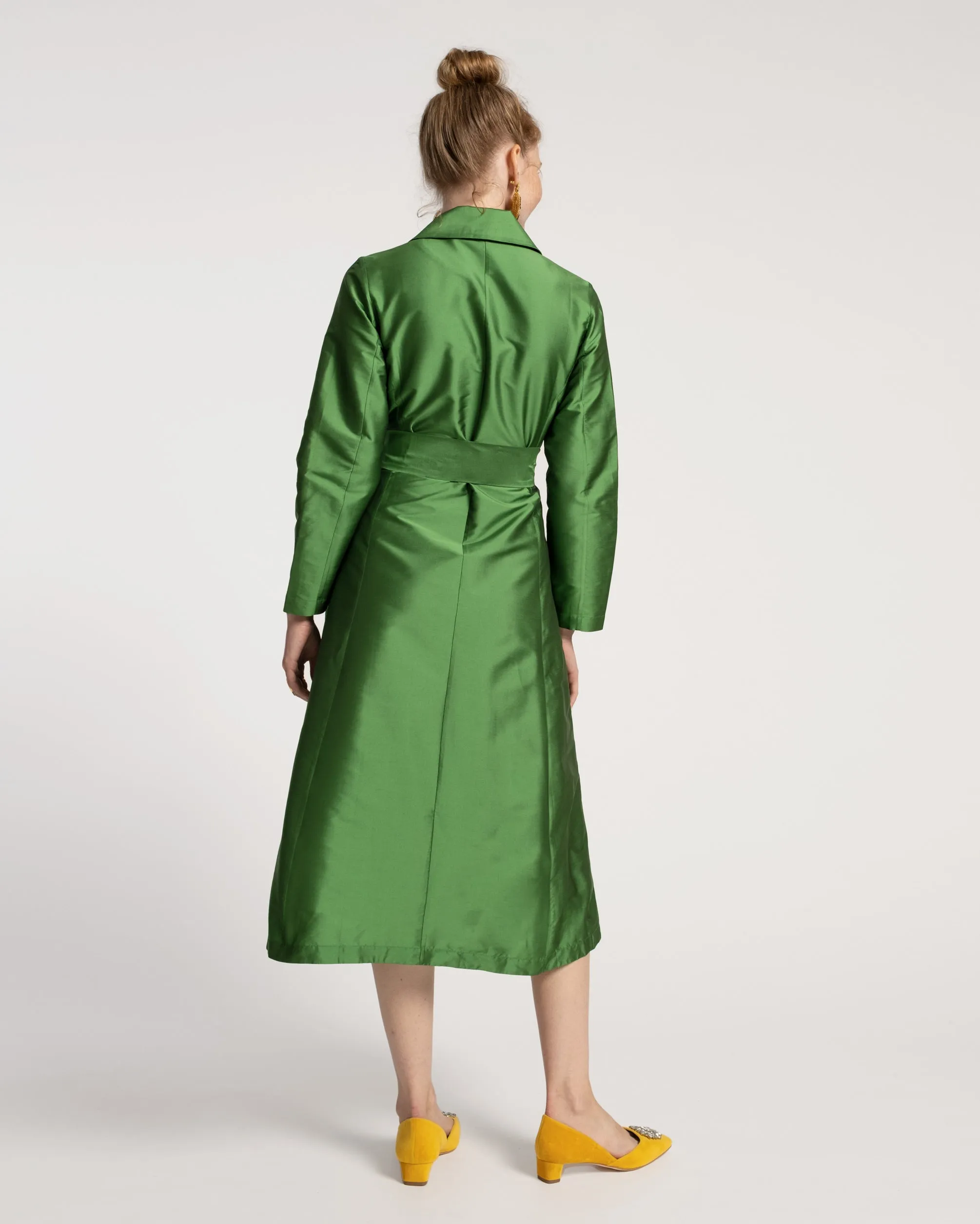 Lucille Wrap Dress Emerald