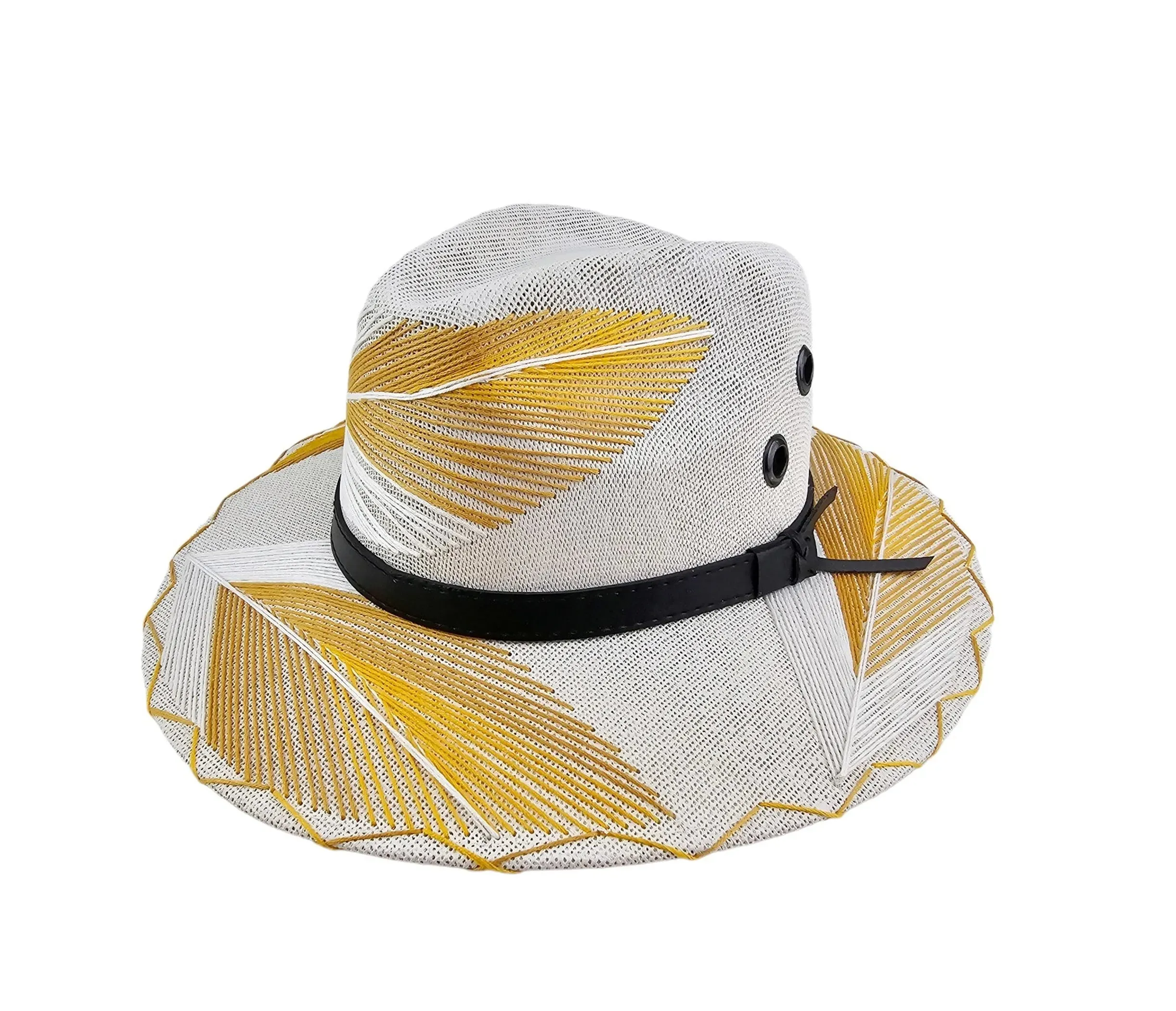 Mavis By Herrera Elegant Leaf Fedora