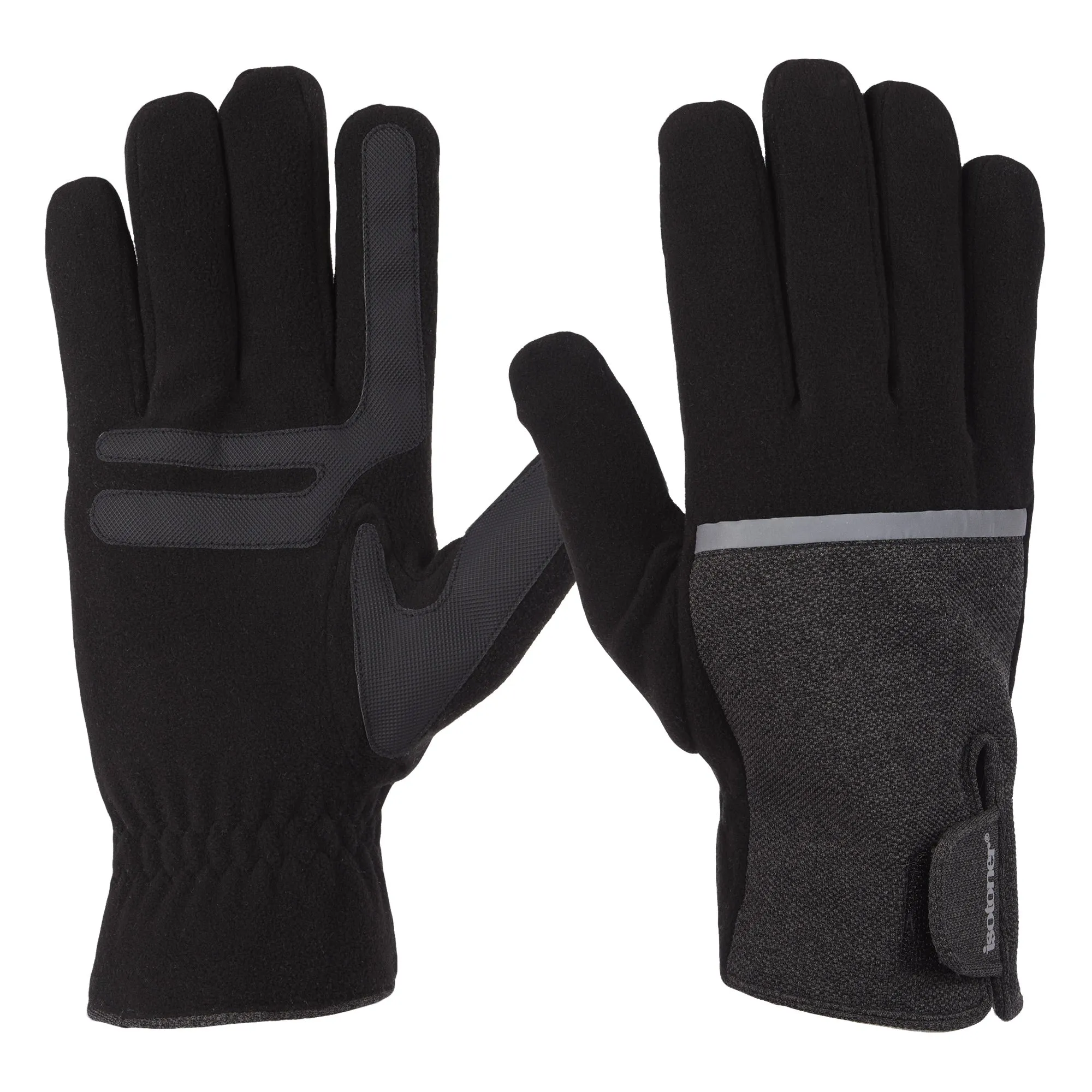 Men's Fleece Tech Stretch and Water Repellent Touchscreen Gloves