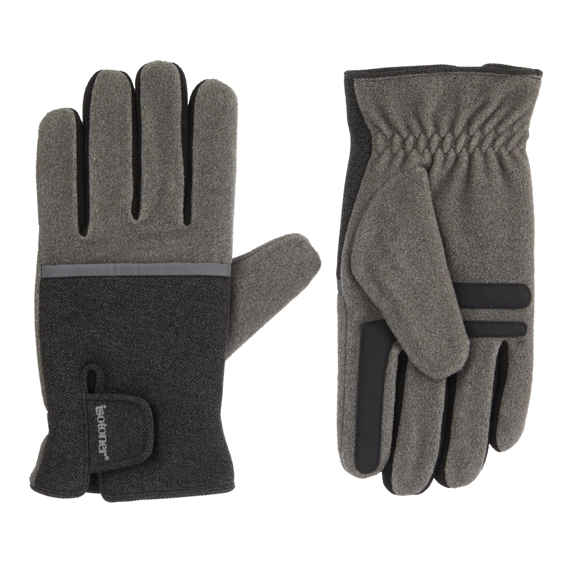 Men's Fleece Tech Stretch and Water Repellent Touchscreen Gloves