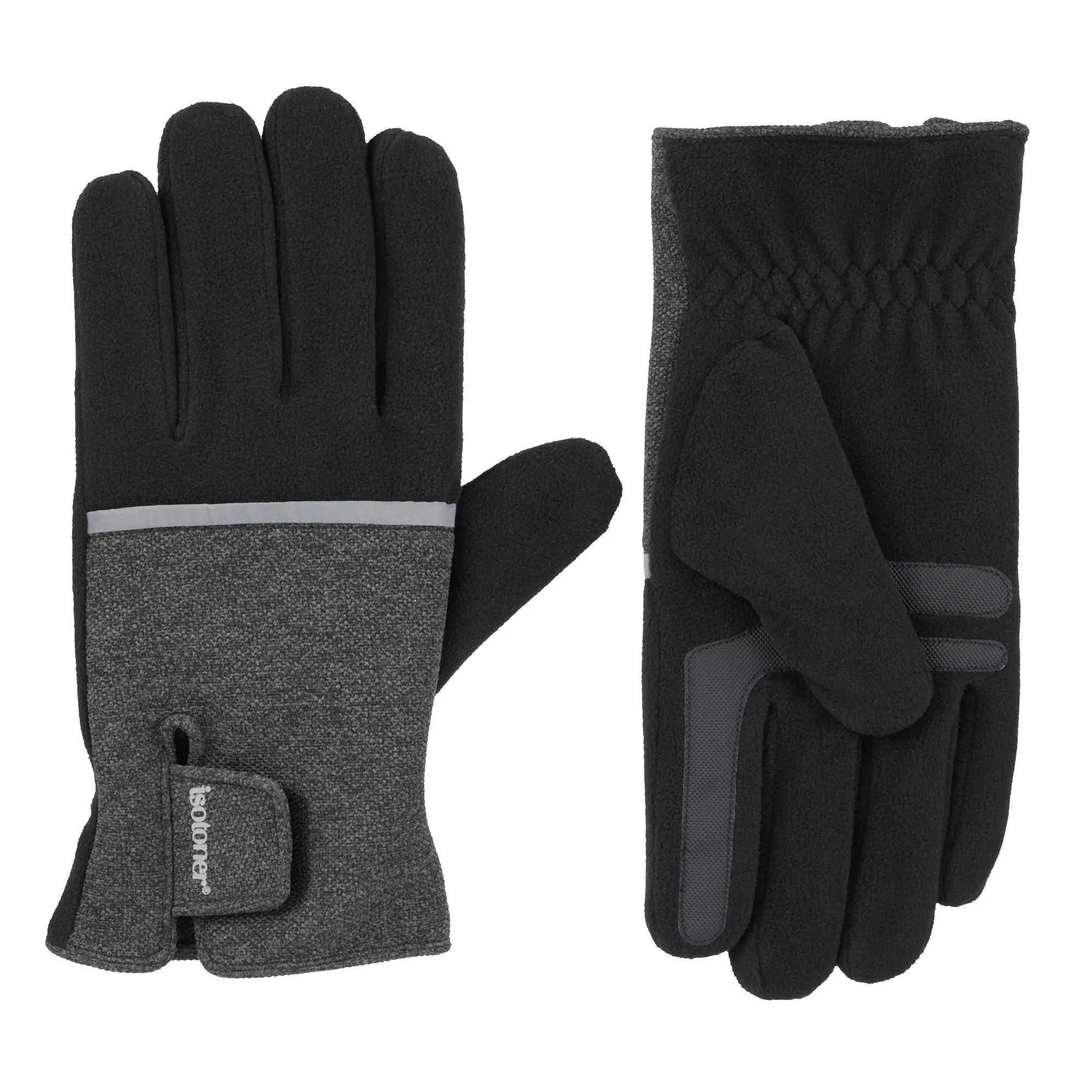 Men's Fleece Tech Stretch and Water Repellent Touchscreen Gloves