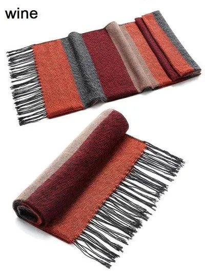 Men's Warm Cashmere/Wool Winter scarves - 6 Colours