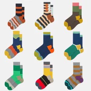 Miss June’s, Cool socks, colorful socks, striped socks,patterned socks, design socks,Unisex socks