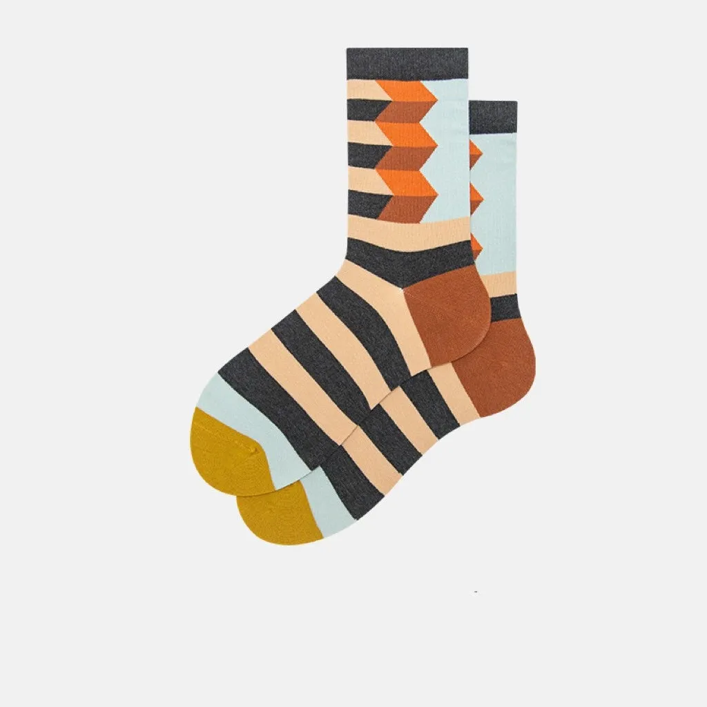 Miss June’s, Cool socks, colorful socks, striped socks,patterned socks, design socks,Unisex socks