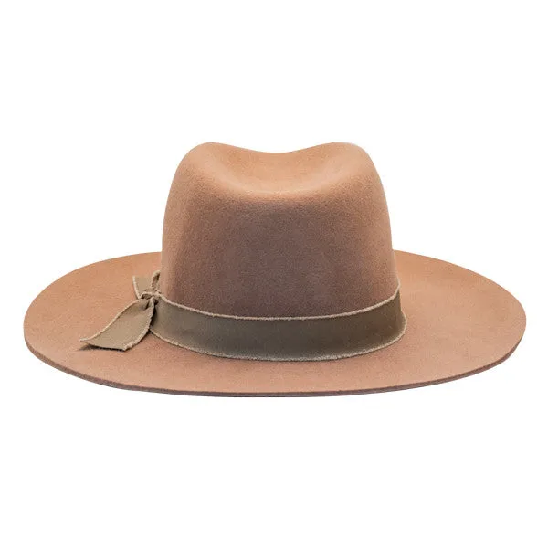 Olive & Pique - Wool Felt Wide Brim Floppy Panama Hat