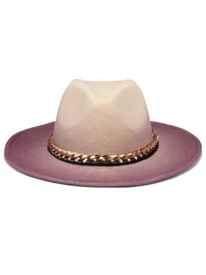 Ombre Chain Fedora