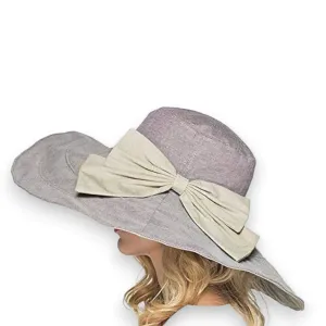 Oversized Brim Cotton Reversible Sun Hat