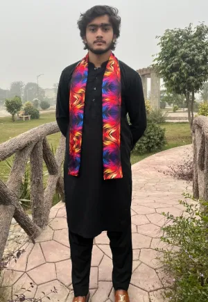 PAKISTAN BRAND SCARF FOR MEN - IRIDESCENT VINTAGE