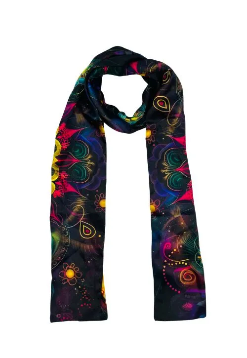 PAKISTAN BRAND SCARF FOR MEN - NEON MANDALA