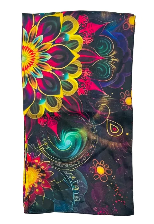 PAKISTAN BRAND SCARF FOR MEN - NEON MANDALA