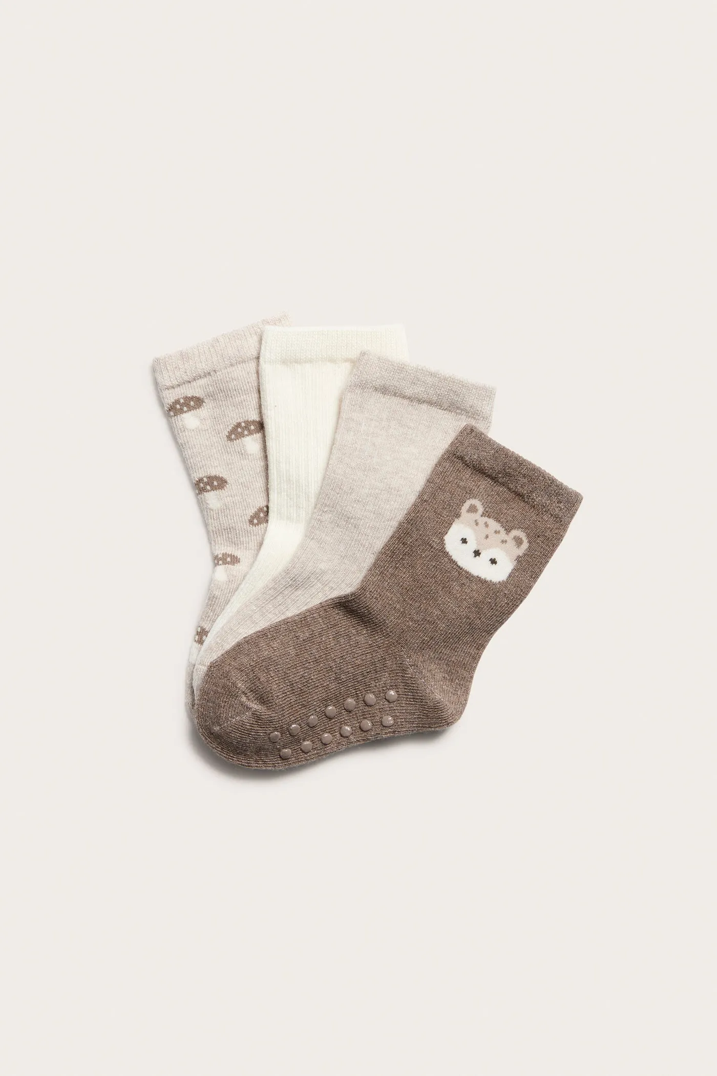 Patterned kids socks (4-pack)