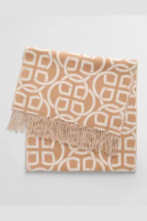 Patterned Wool Scarf