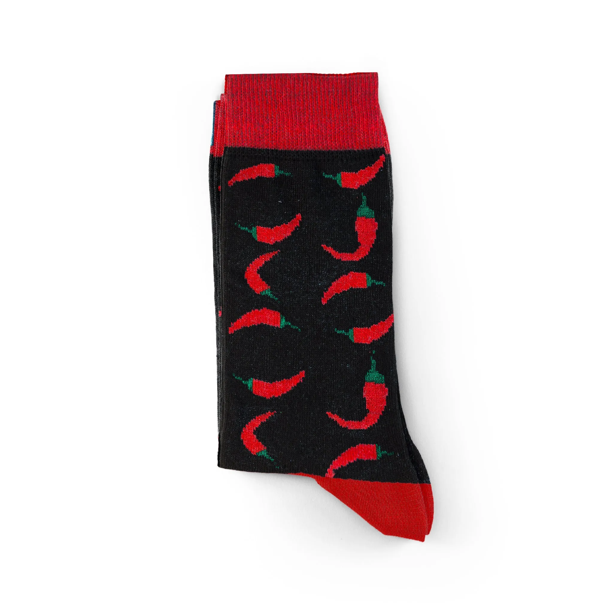 Pepper Pattern Socks Funny Custom Socks for Men Red Pepper Cotton Socks Unisex Adult Socks Fashion Socks Wedding Socks